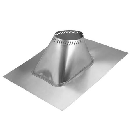 INTEGRA MILTEX Selkirk Corporation 6T-AF6 6 Inch  Ultra-Temp Roof Flashing  Adjustable - for 2/12 to 6/12 pitch 77929